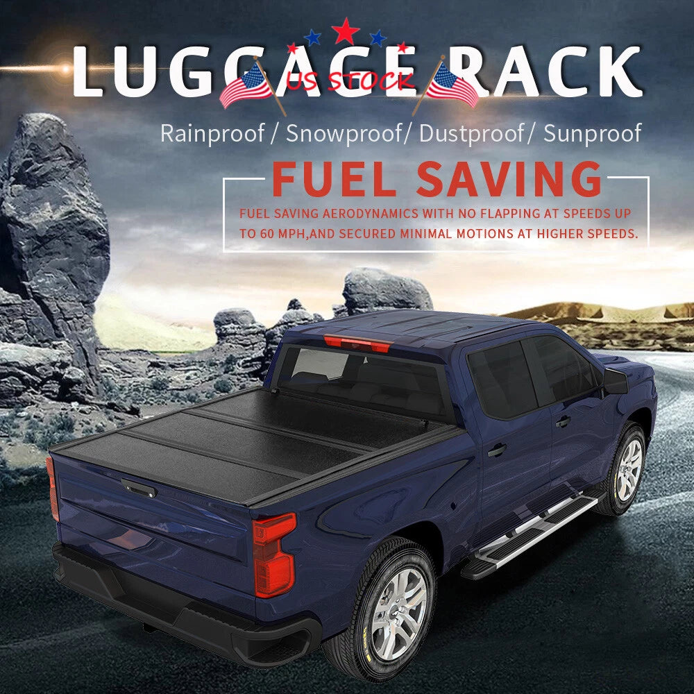Hard Tri-Fold Tonneau Cover for Ford Ranger (2019-2022) 6ft Bed