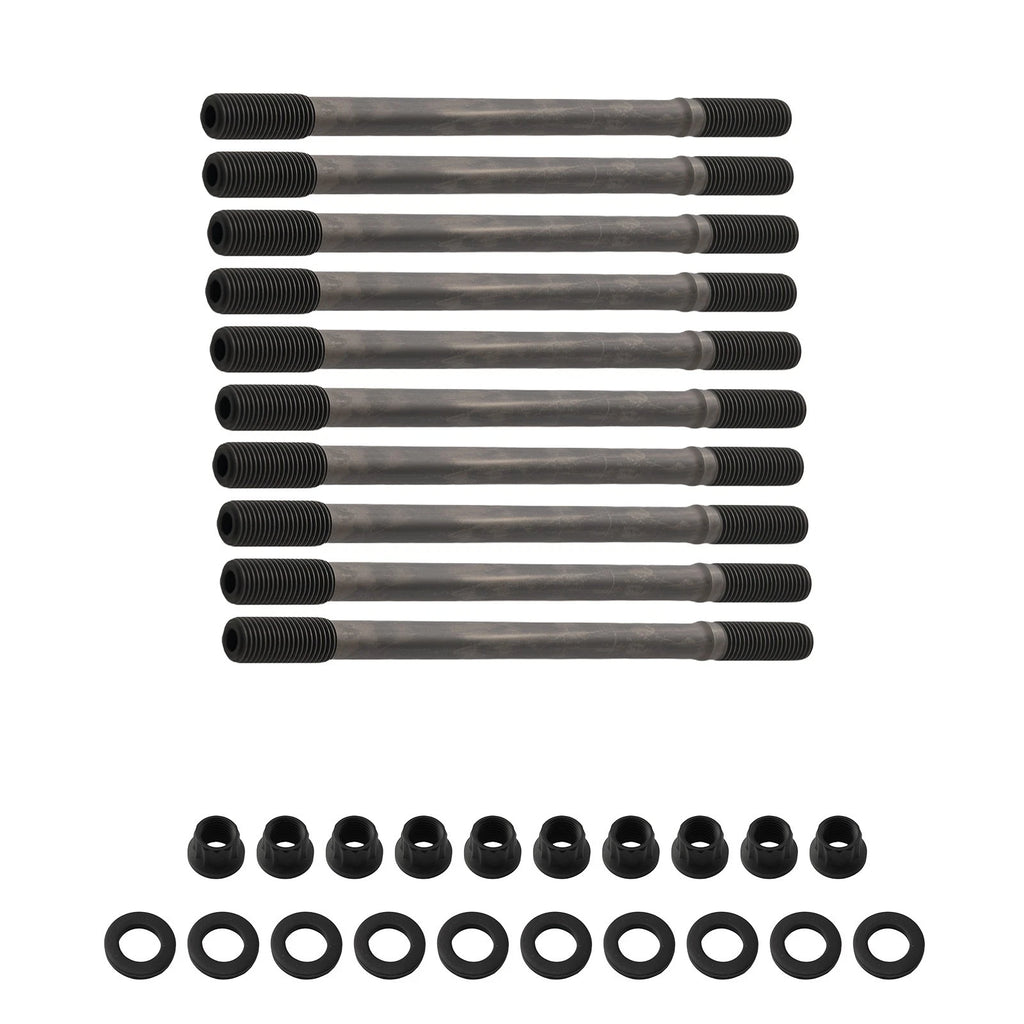 Set of 10 Black Cylinder Head Studs for Honda Civic (1994–2000)