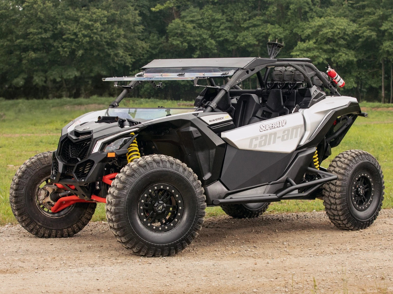 SuperATV Tree Kicker Nerf Bars for Can-Am Maverick X3 (2017–2023) - Black
