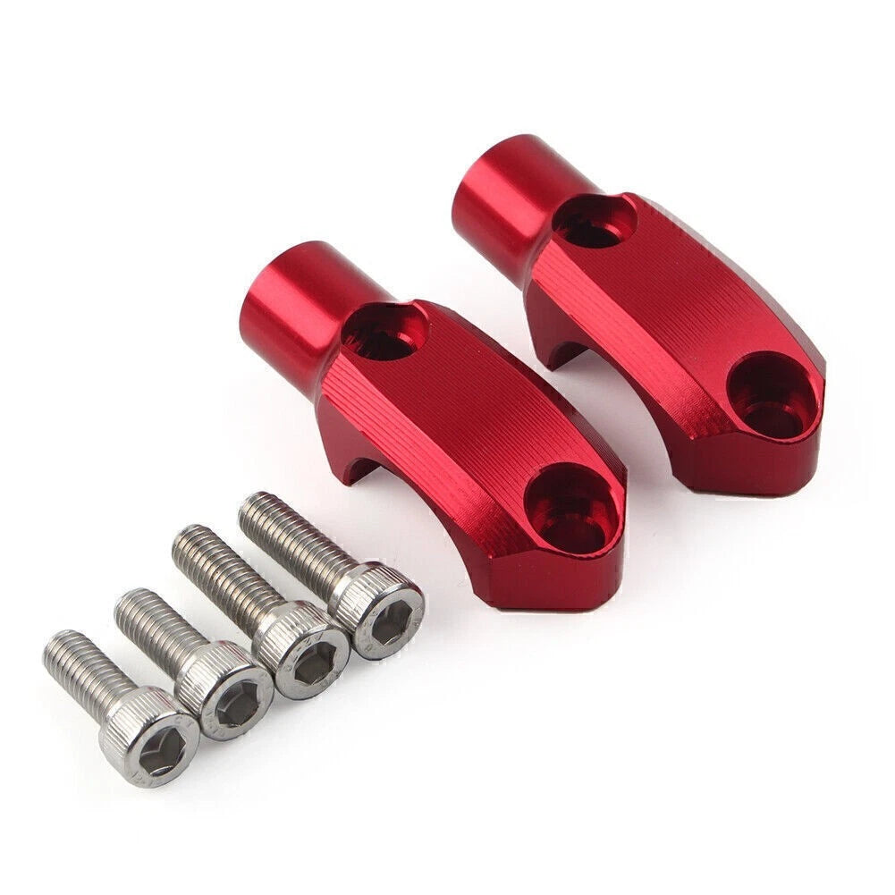 Master Cylinder Mirror Clamp Mount Bracket for BMW F900XR (2019–2021) 57x21x17mm Red