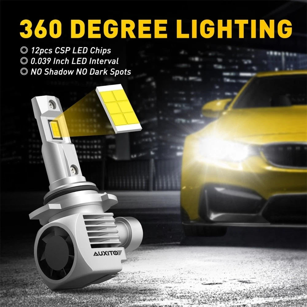 2X LED Headlight Bulbs for HIR2 (9012)