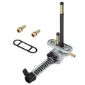 Aluminum Fuel Valve Petcock + Lever Extension Kit for Polaris Big Boss 250 300 (1990–1998)