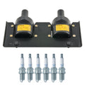 Set of 6 Bosch Ignition Coils & NGK V-Power Spark Plugs for Audi A4 A6 Passat