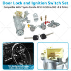 Door Lock Ignition Switch Set for Toyota Corolla AE100 AE110 & RAV4 (1995–2000)