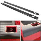Black Bed Rail Caps for Chevy Silverado/GMC Sierra 1999–2006 6'6" Bed 7201151
