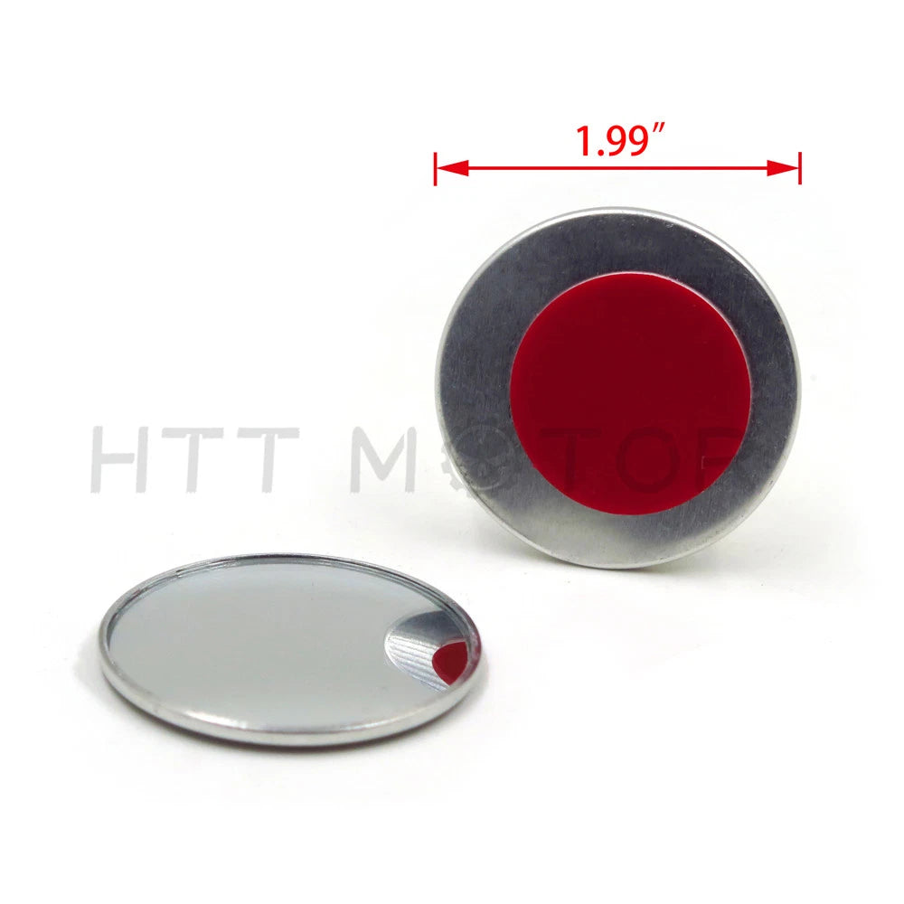 Pair of 2" Universal Round Convex Blind Spot Mirrors