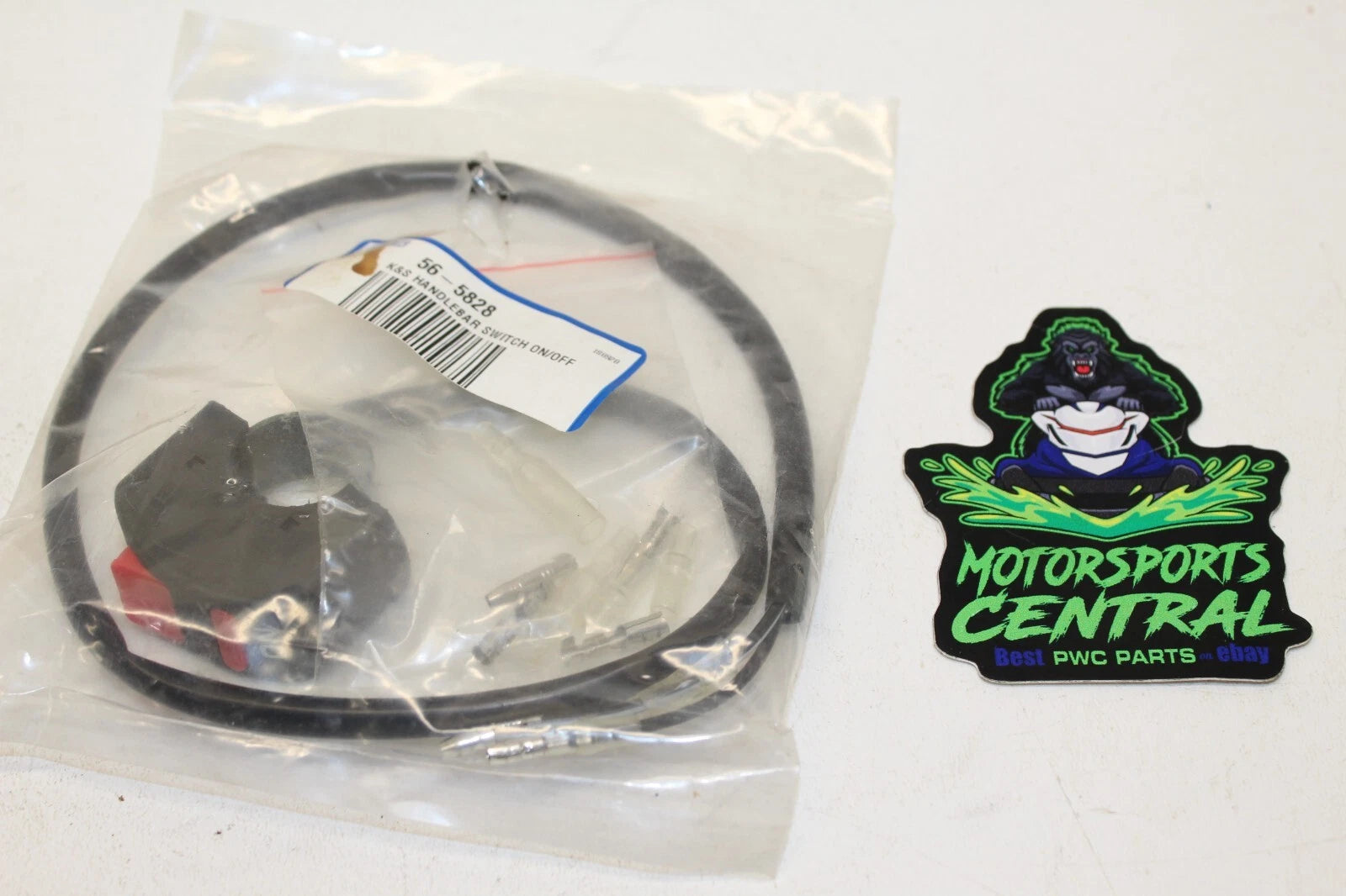 Universal Handlebar On Off Switch for Motorcycle Cafe Racer Jet Ski (7/8") 12-0201