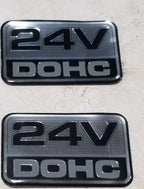 Set of 2 Fender Badge Stickers for Ford Taurus Mercury Sable (1998) 24V DOHC