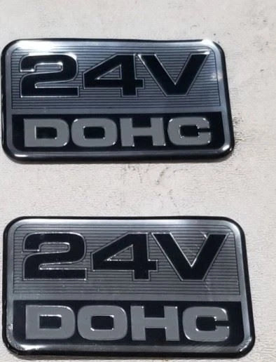 Set of 2 Fender Badge Stickers for Ford Taurus Mercury Sable (1998) 24V DOHC