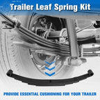 Set of 4 Leaf Springs for Trailer (3000 lbs Capacity)