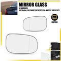 2X Heated Mirror Glass for Volvo C30/C70 V50/V70 S60/S40 (2007–2011)