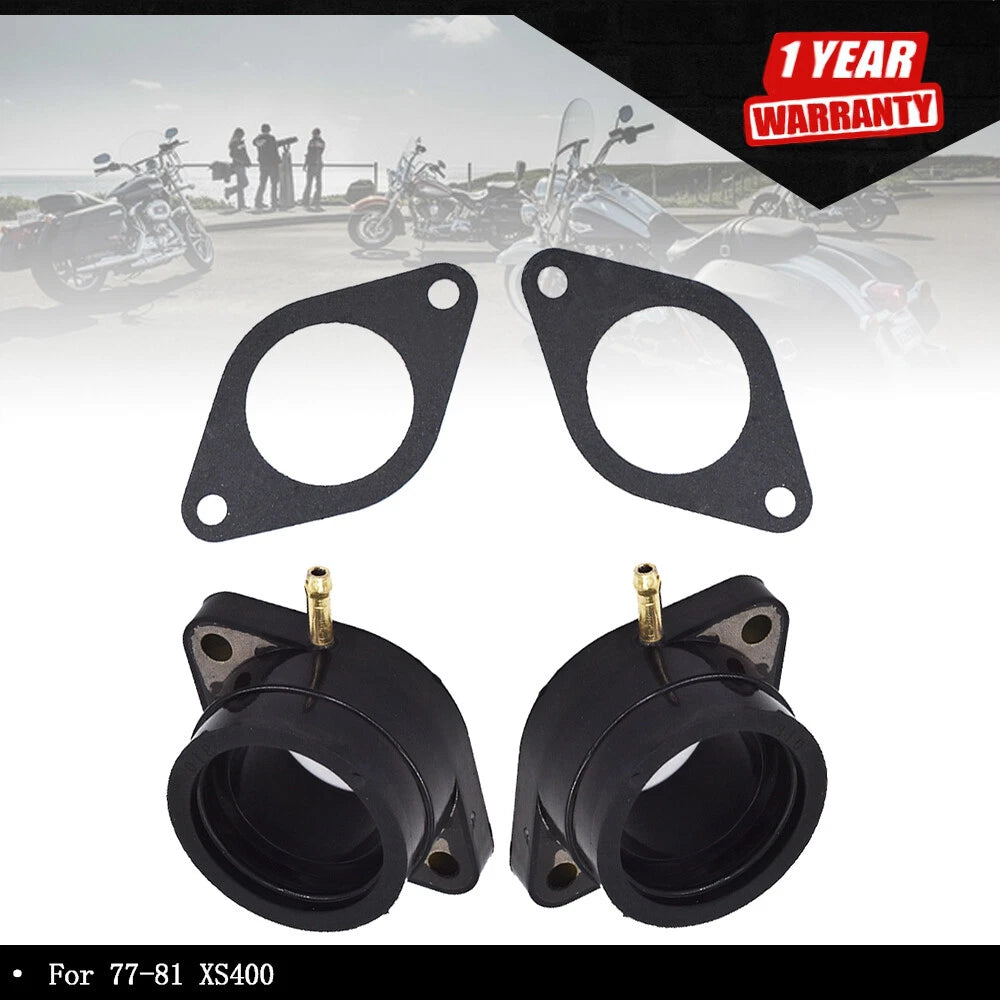 Intake Manifold Boots & Gaskets for Yamaha XS400 (1977-1981)