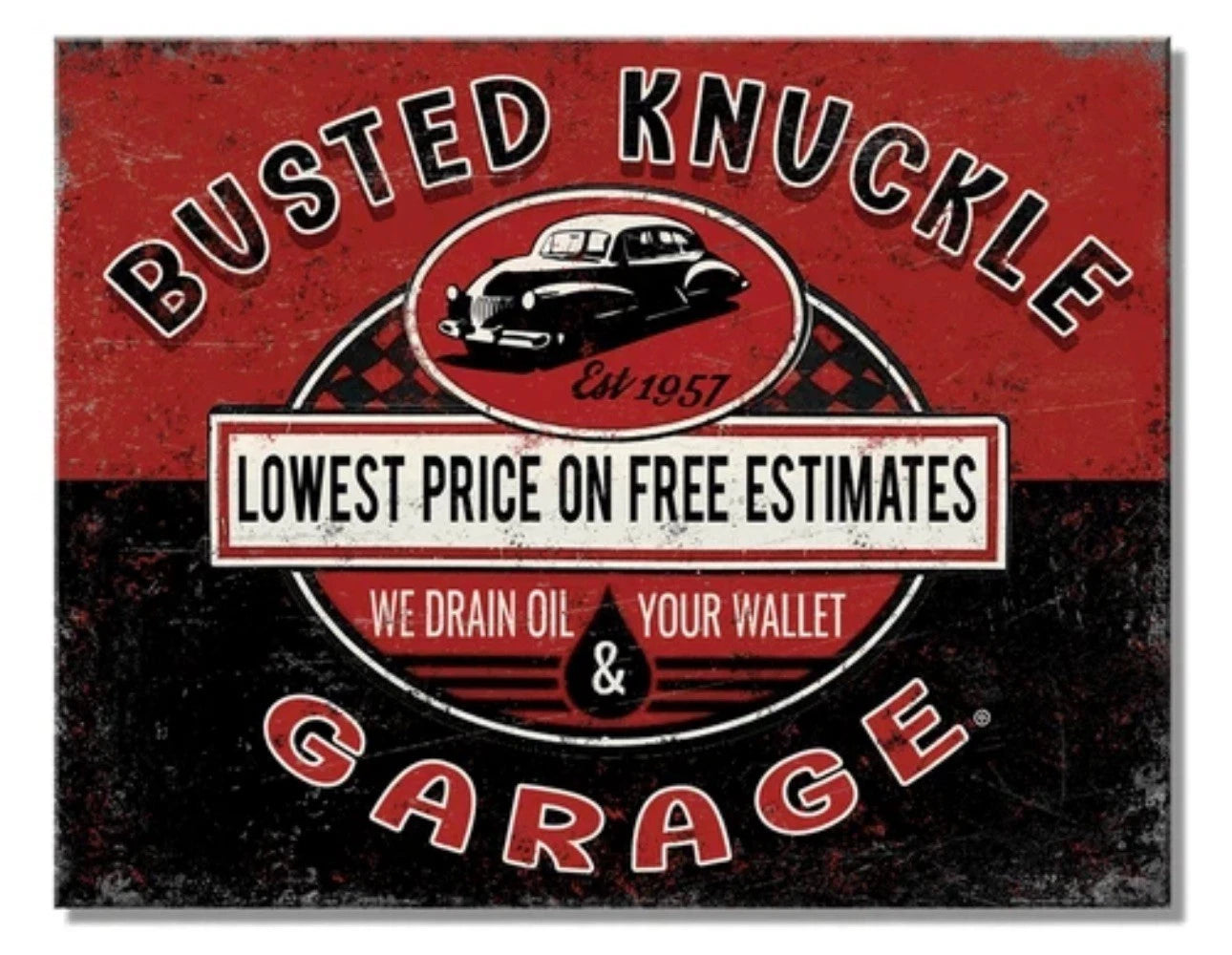 Tin Metal Sign for Man Cave Garage (#2946) 12.5x16