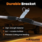 Dual Damper System for Dodge Ram 1500 4WD (1994–1999) w/Installation Parts