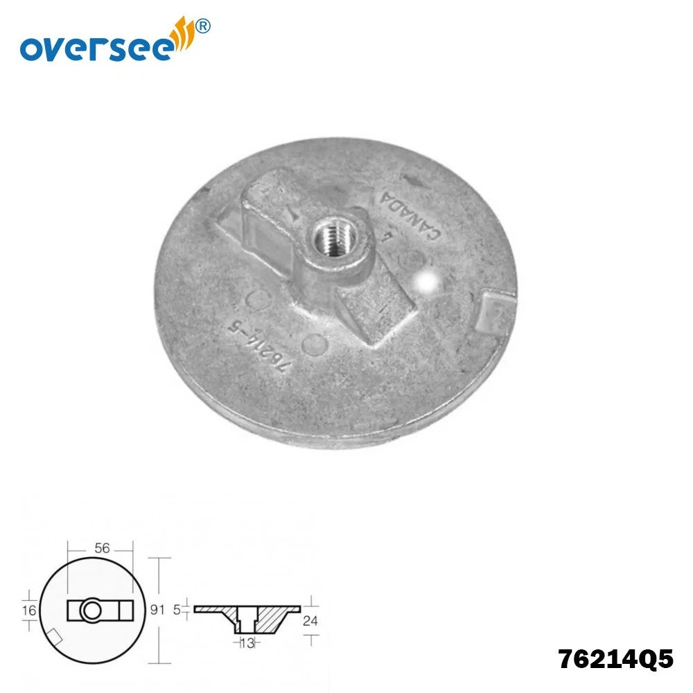 Zinc Anode Kit 8M0107551 for Mercury 175-225HP Verado (2004–2023)