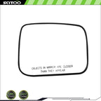 Chrome View Mirror Glass Passenger RH Side w/Plate for Nissan Rogue (2008–2015)
