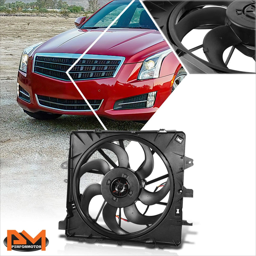 Radiator Cooling Fan Assembly for Cadillac ATS/CTS 2.0L 2.5L (2013–2014)