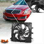 Radiator Cooling Fan Assembly for Cadillac ATS/CTS 2.0L 2.5L (2013–2014)