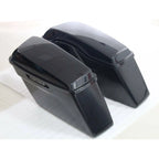 Hard Saddle Bags Saddlebags w/ Latch Lids Hardware Kit for Harley Touring (2014–2023)