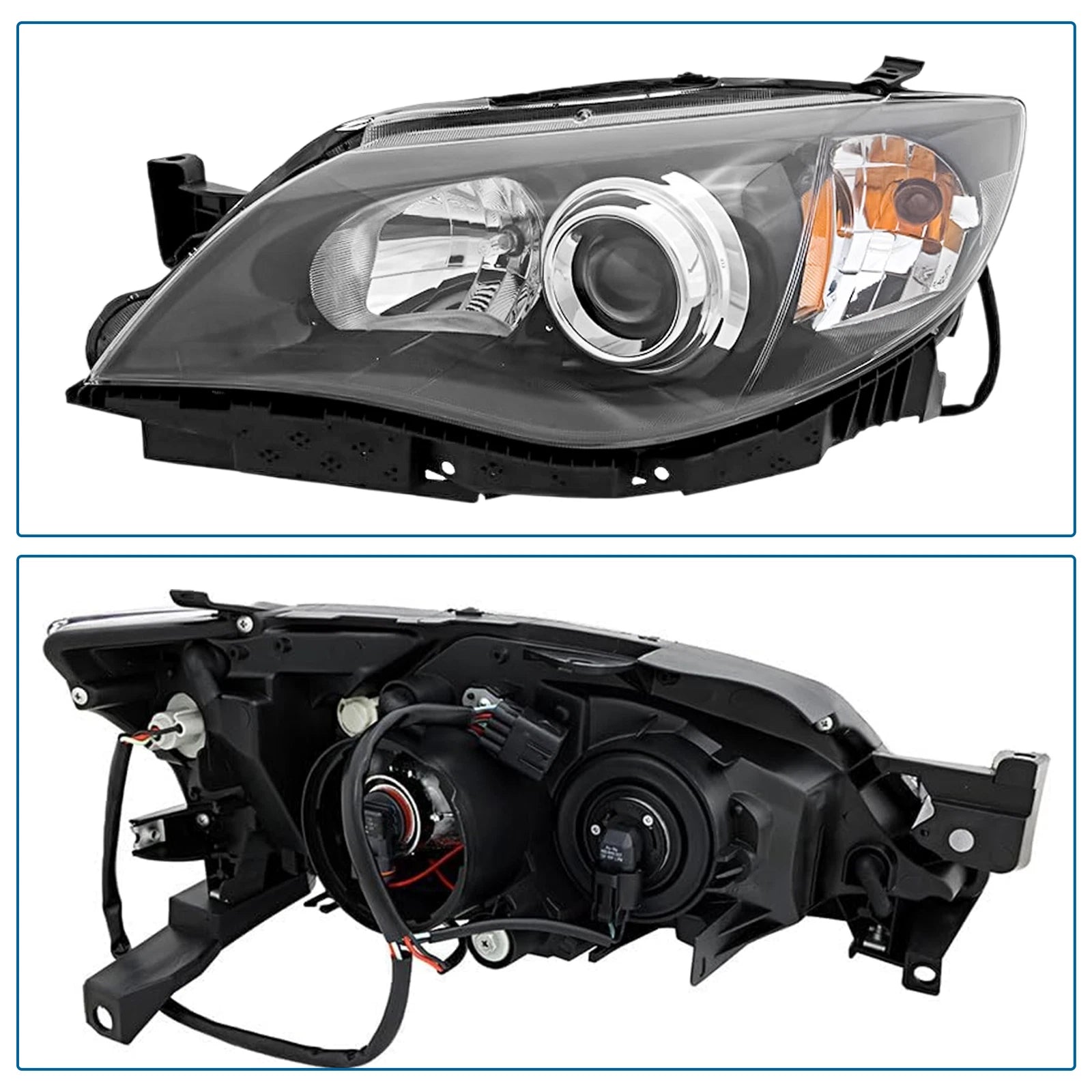 Headlight Assembly Set of 2 for Subaru Impreza (2008–2011)