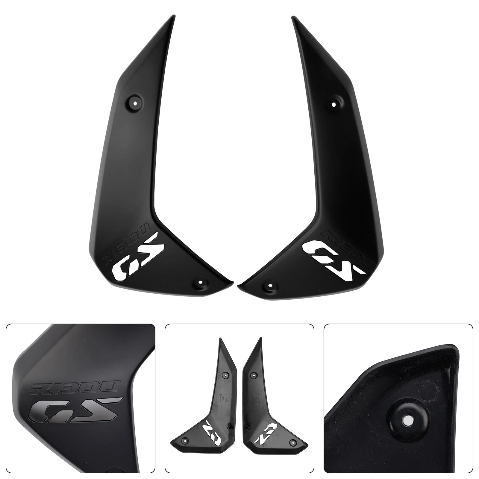 Side Frame Fairing Cowl Guards Radiator Cover for BMW R1300GS (2024–2026) Black