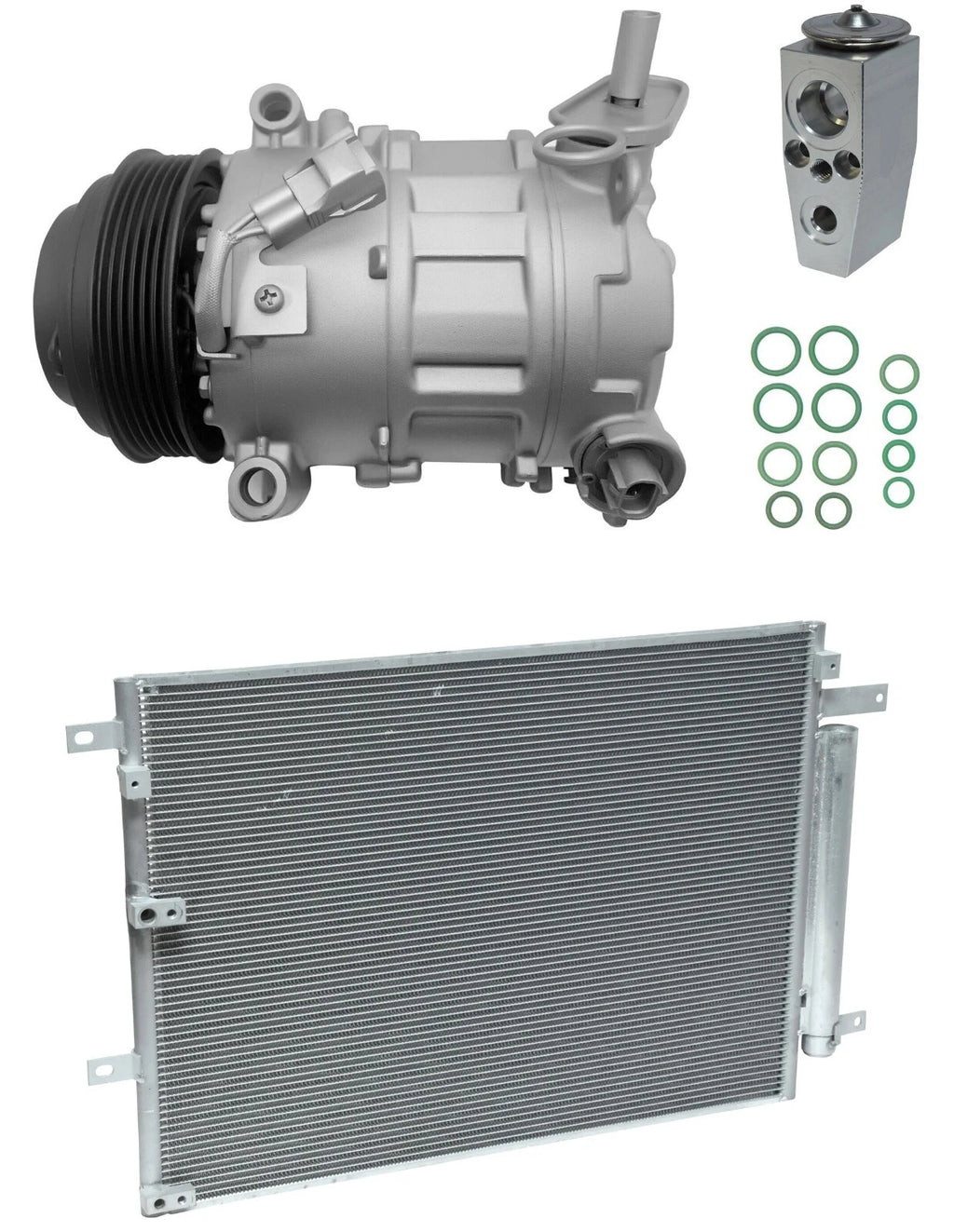 AC Compressor Kit With Condenser for Jeep Cherokee 2.4L (2016-2016)