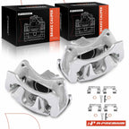 Pair Front Brake Calipers with Bracket for Mitsubishi Outlander (2007–2020)