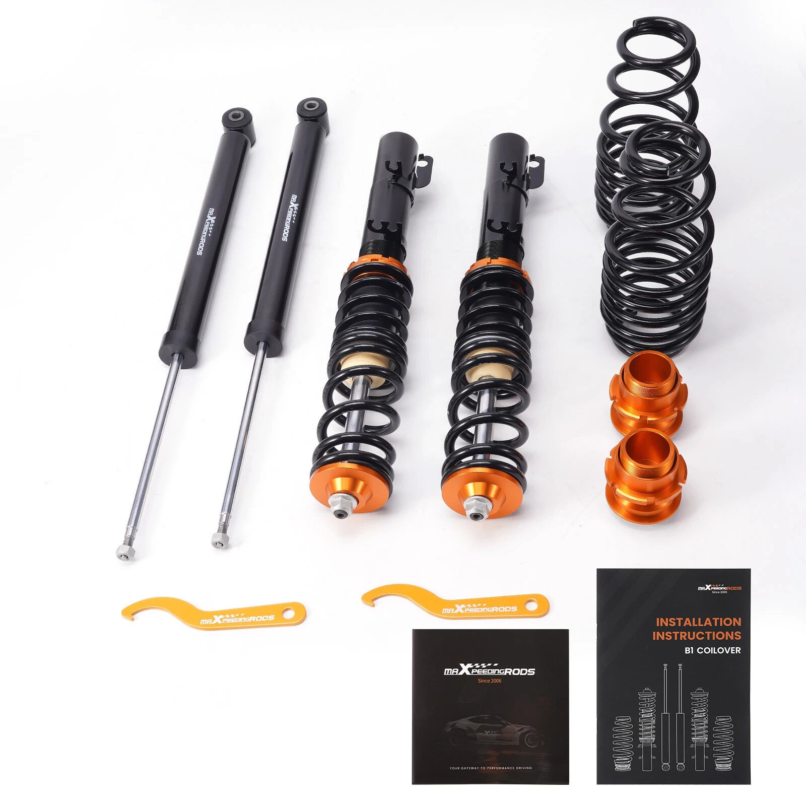 Coilover Shocks Struts for VW Golf MK4, Jetta (1998–2007)