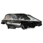 Right Headlight for Lexus RX350 RX450H (2013–2015) Black