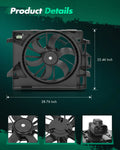 A/C Cooling Fan 621-028 for Chrysler Town & Country (2008–2016)