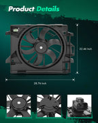 A/C Cooling Fan 621-028 for Chrysler Town & Country (2008–2016)