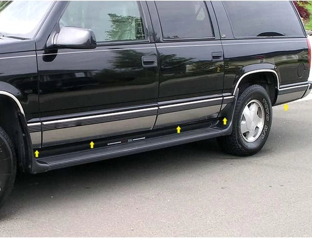 4pc. Luxury FX Rocker Panel Trim for 2021-2023 Chevy Suburban