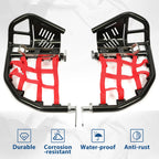 Nerf Bars for Honda TRX 400EX 400X (2000–2009) - Black with Red Nets
