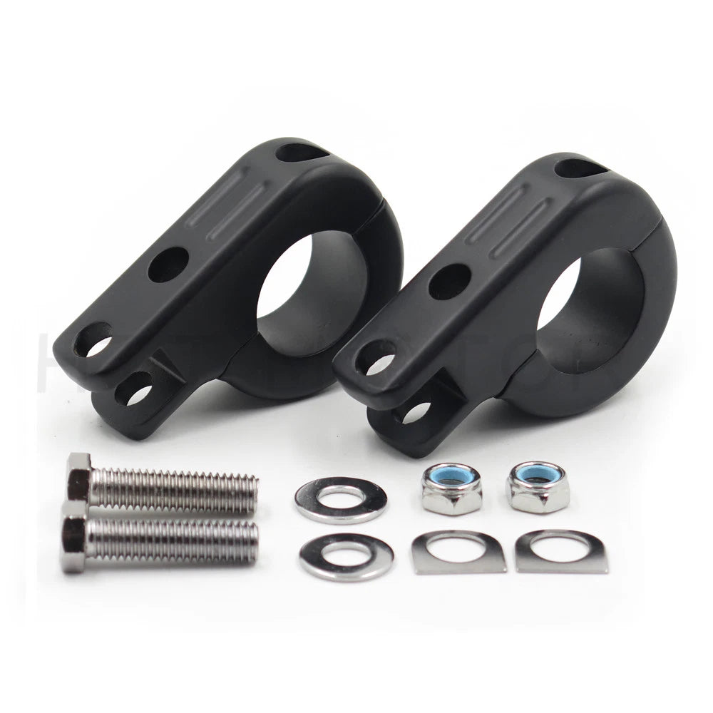 Highway Peg Mounts for 1.25" Crash Bar (Universal Fit)