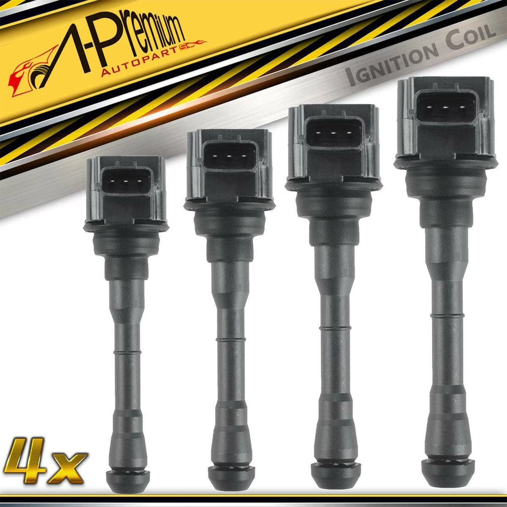 Set of 4 Ignition Coils for Nissan Rogue 2017–2019
