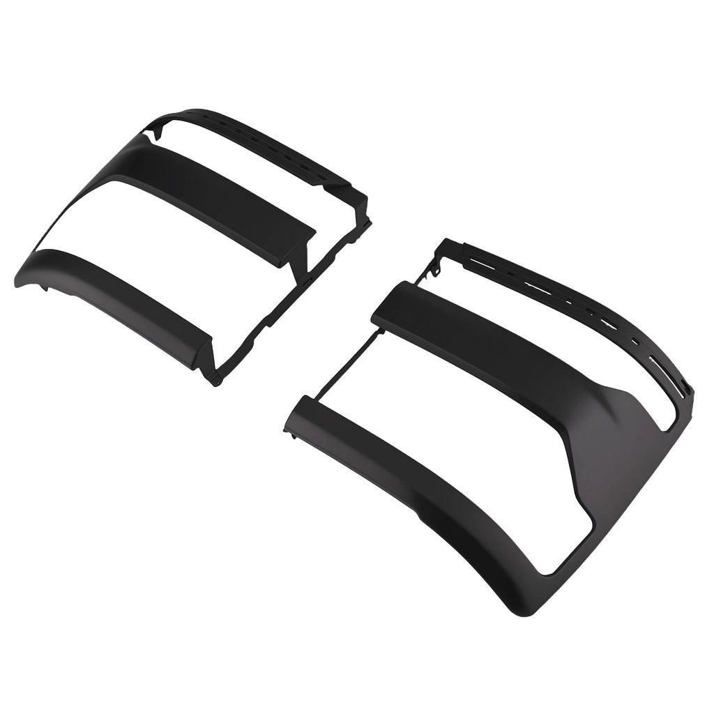 Front Headlamp Cover Kit Black for Chevy Silverado 1500 LD (2019)