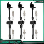Set of 6 Ignition Coils & 6 Spark Plugs for Infiniti I30 (2000)