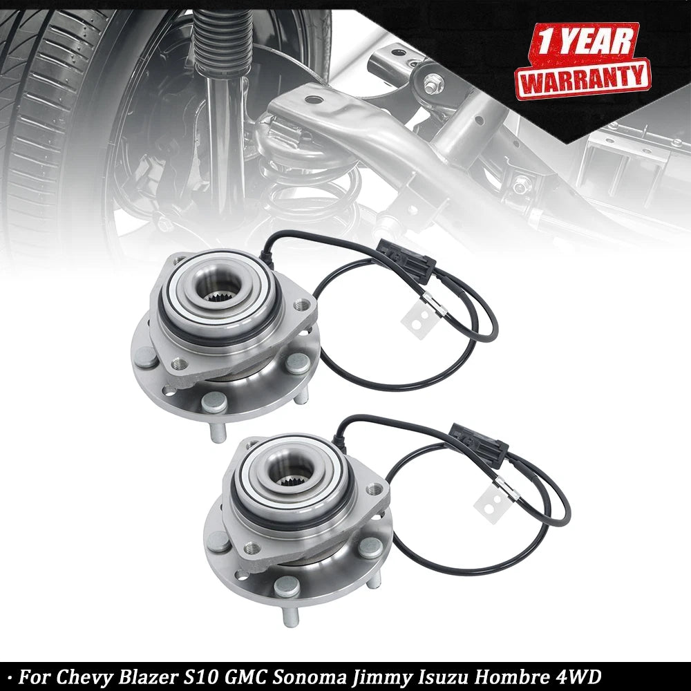 Front Wheel Hub Bearings for Chevy Blazer S10 GMC Sonoma Jimmy (1995–2005)