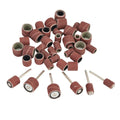 Sanding Drum Band Mandrel Set for Rotary Tool (1/2in, 3/8in, 1/4in, 120 Grit)