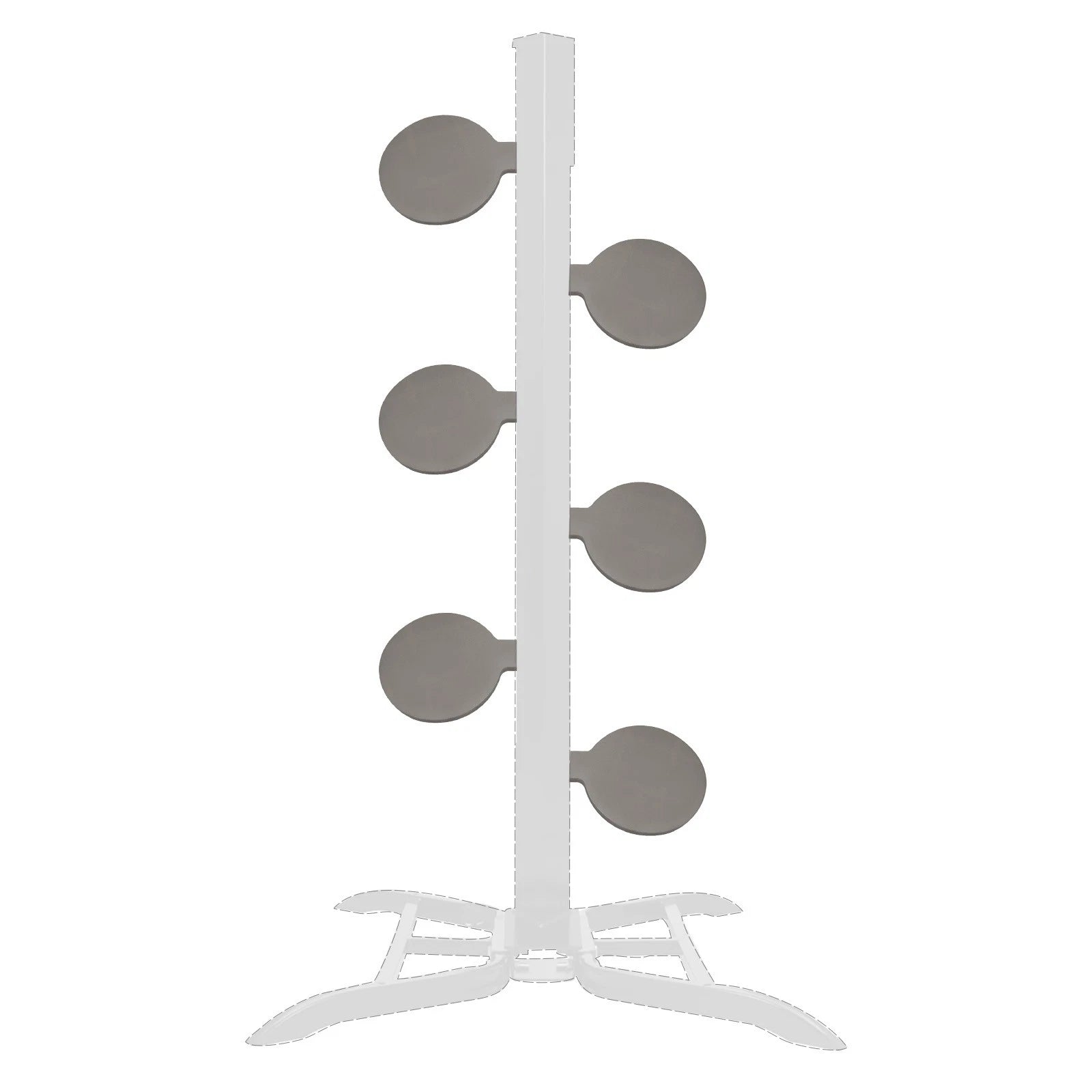 Set of 6 Q235 Steel Plates 6" x 3/8" for Shooting Tree