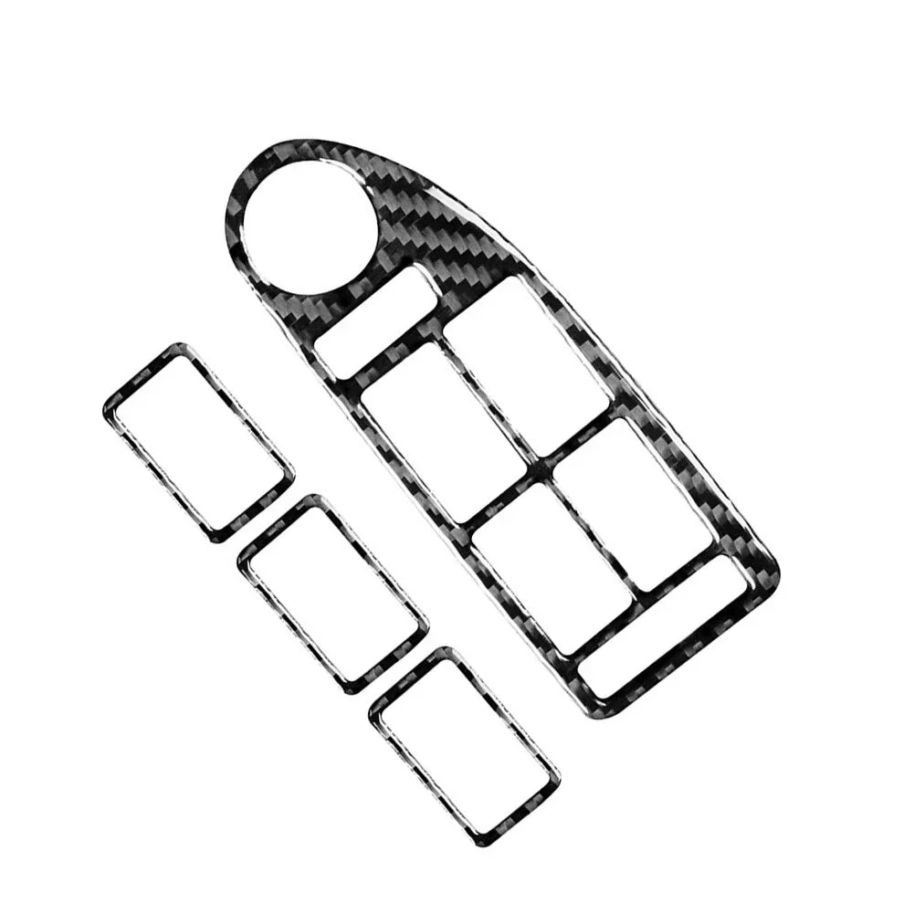 Carbon Fiber Window Lift Switch Button Cover for BMW 5 Series M5 E39 (1996-2003)