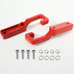 Pair Front Tow Hooks for Jeep Grand Cherokee (2015–2023) Red Forged