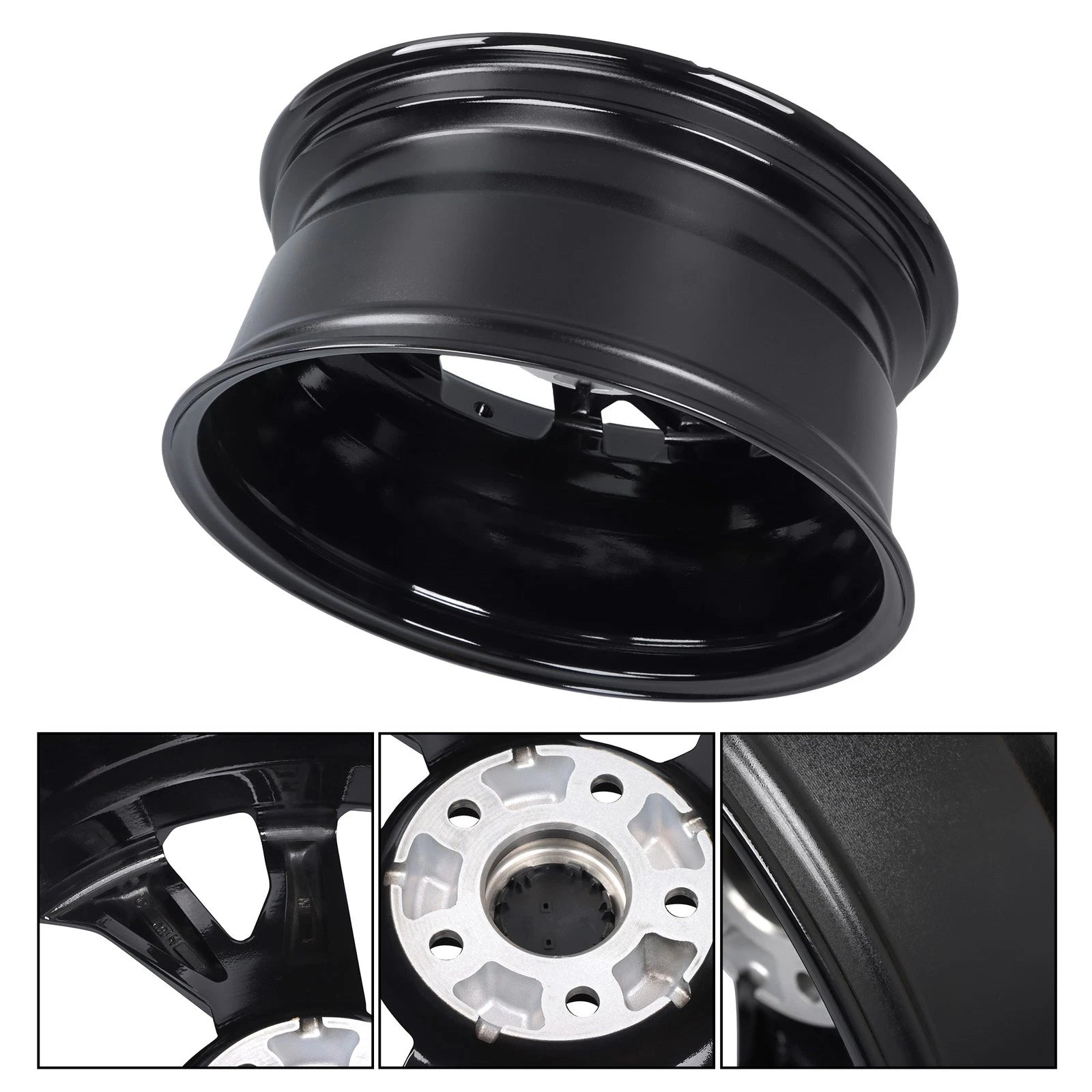 Set of 4 Black Rims for Honda Civic (2017–2021) 18"x8"