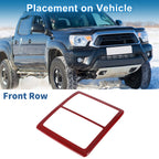 Front Row Headlight Trim Bezel for Toyota Tacoma (2016–2023) Red