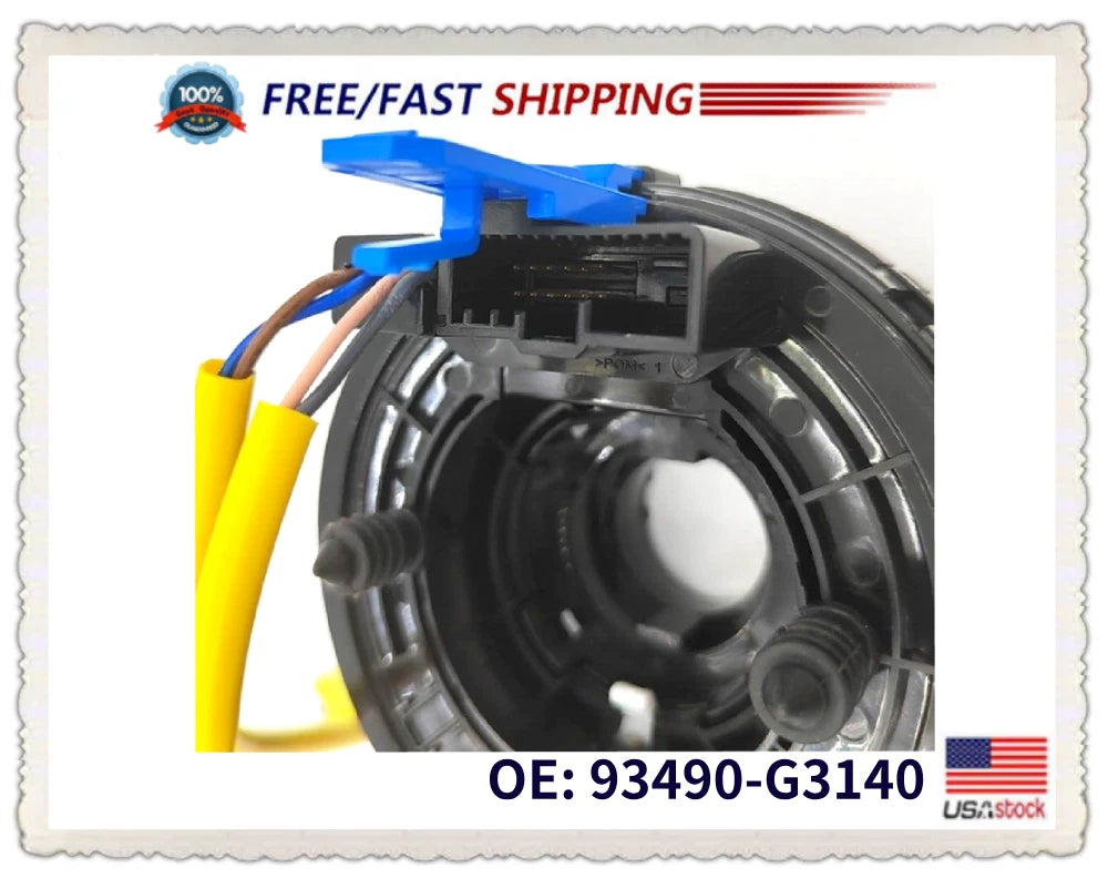 Clock Spring for Hyundai Kona Accent (2018–2020) 93490-G3140, 93490G3140
