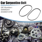 Set of 1 Serpentine Belt for Hyundai Elantra 2.0L (No. 04668241/034903137B)