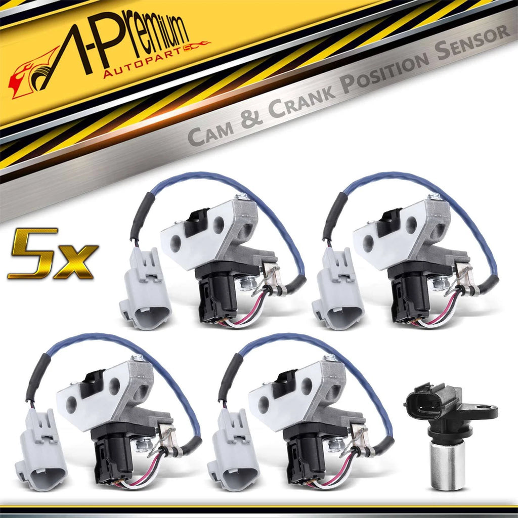 4Pcs Camshaft & Crankshaft Position Sensor for Toyota 4Runner Lexus (2010–2020)