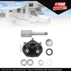 Trailer Hub for 1" Square BT8 Spindle (5-4.5" Bolt Circle)