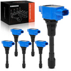 6x Blue Ignition Coil for Nissan 370Z (2009–2020) INFINITI EX37 G37 Q40