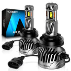 2X H11 LED Headlight Bulbs 130W 30000LM 6500K Super White for